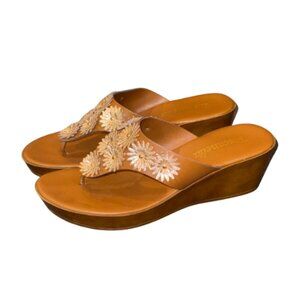 Toscan Ella Floral Wedge Sandals | Women’s Size 9 | Gently Used